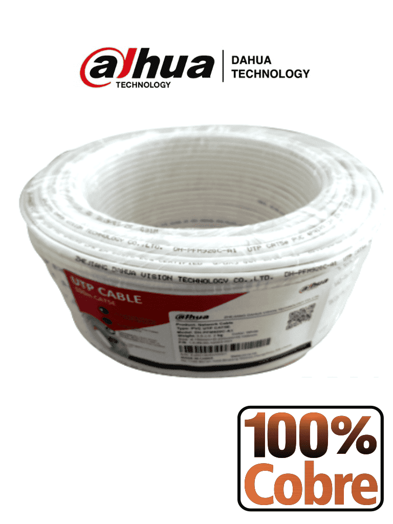 Bobina de cable para redes y videovigilancia